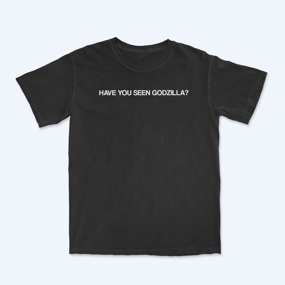 Have You Seen Godzilla Black T-Shirt, 2XL